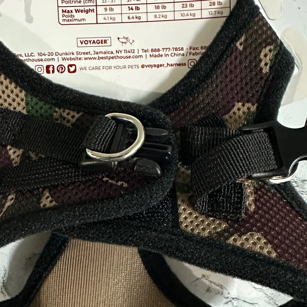 Voyager Step-In Air Harness All Weather Mesh With Reflective Size S